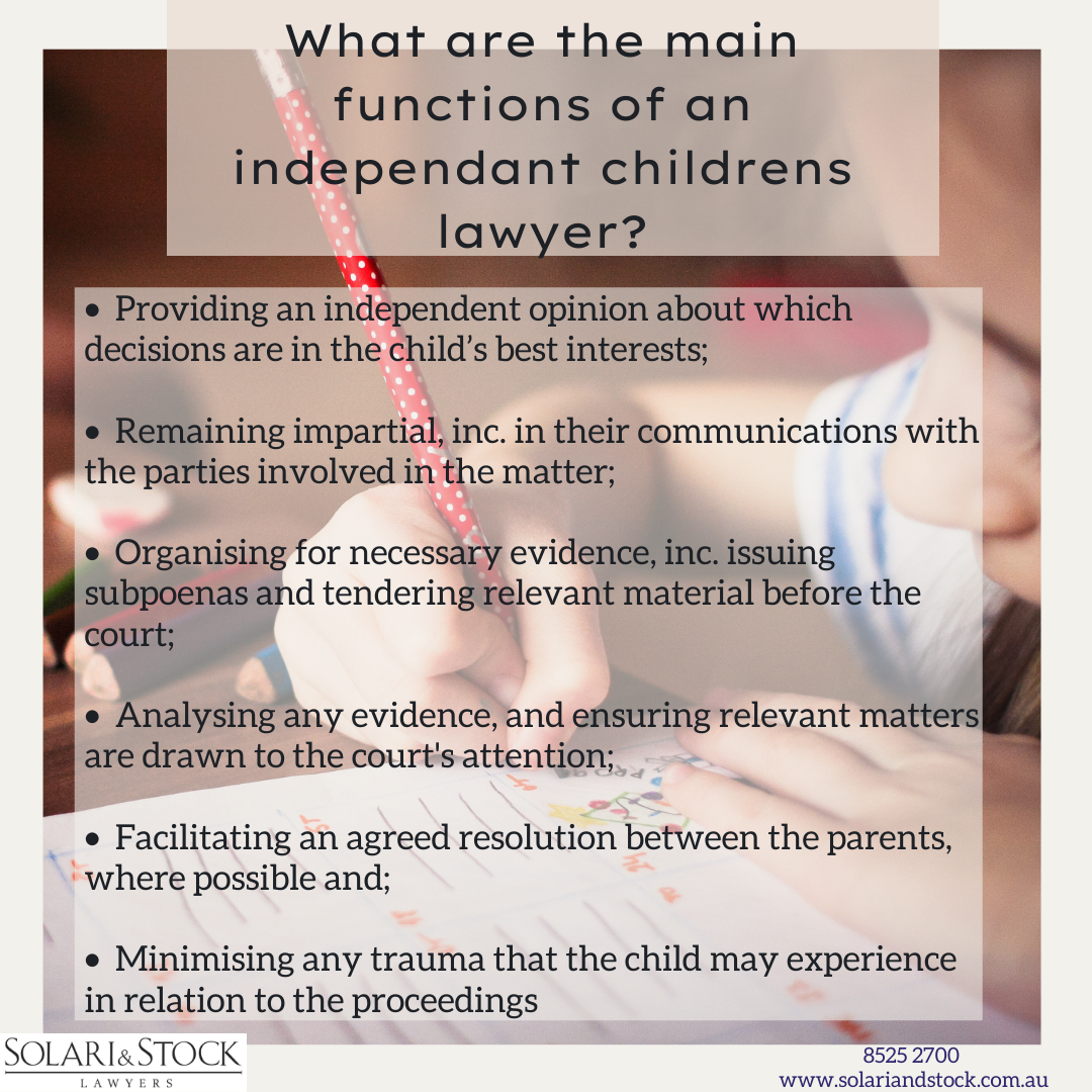 what-are-the-main-functions-of-an-independant-children-s-lawyer