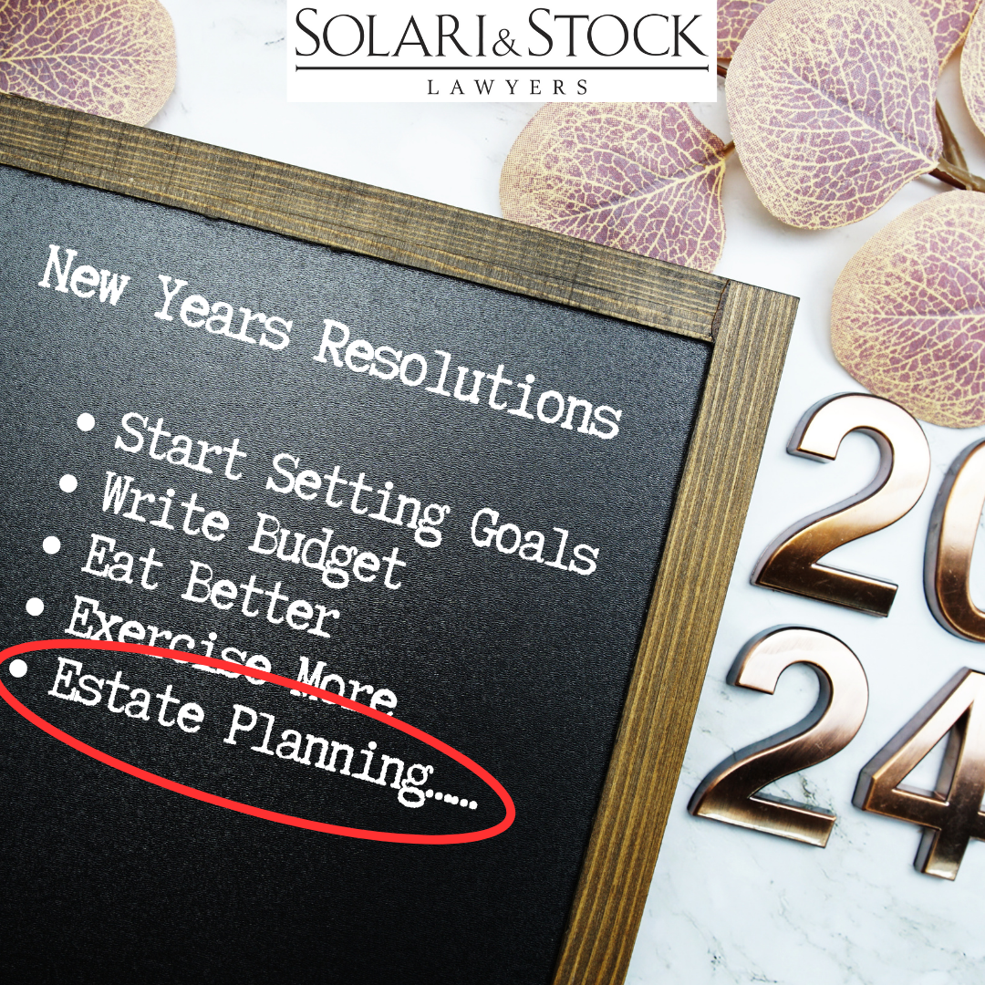 New Years Resolution Estate planning image