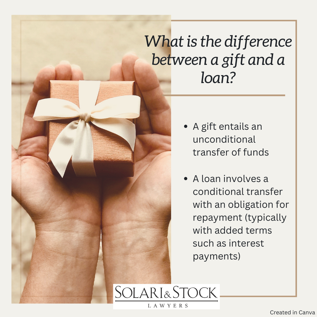Gift or loan?
