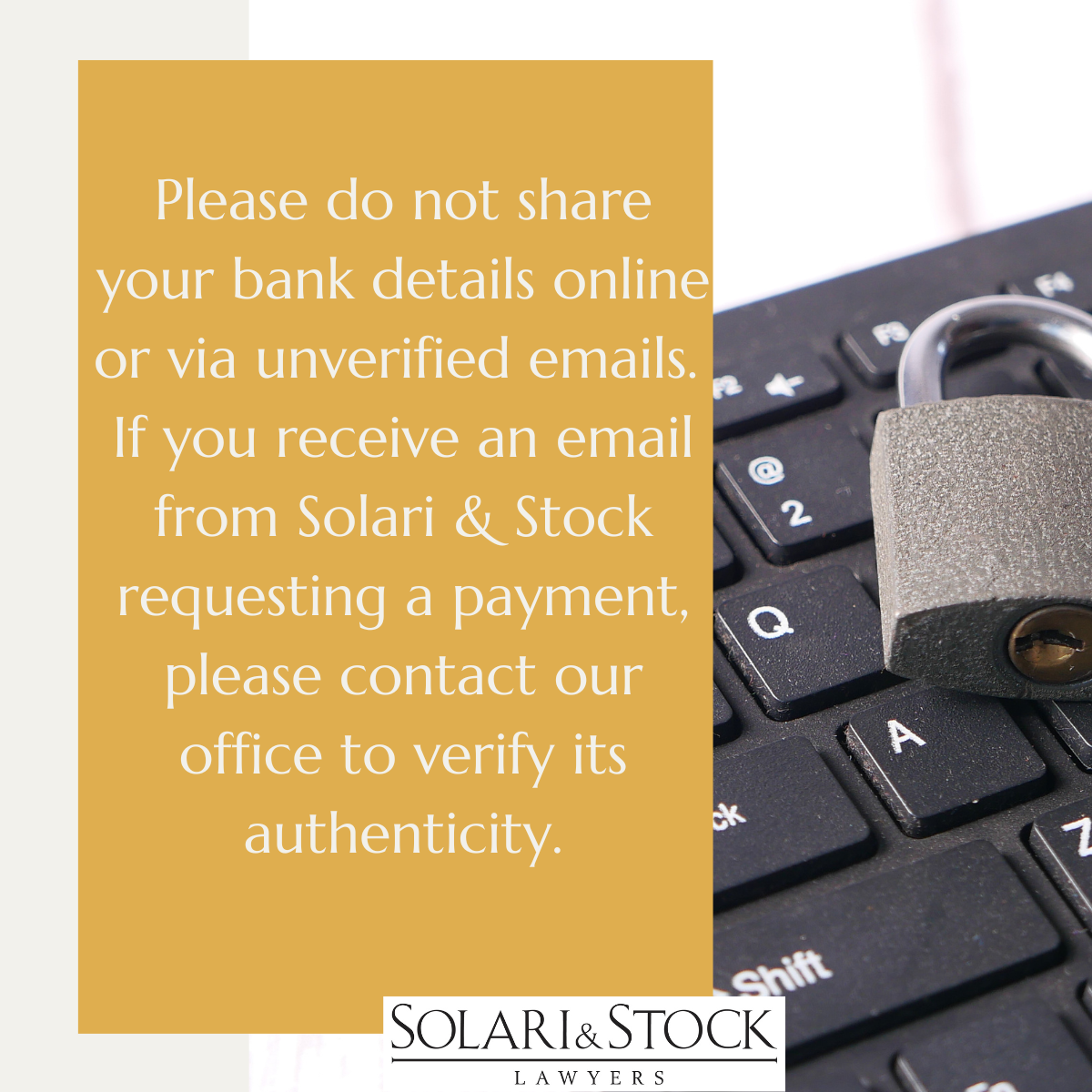 Security Notice Solari and Stock