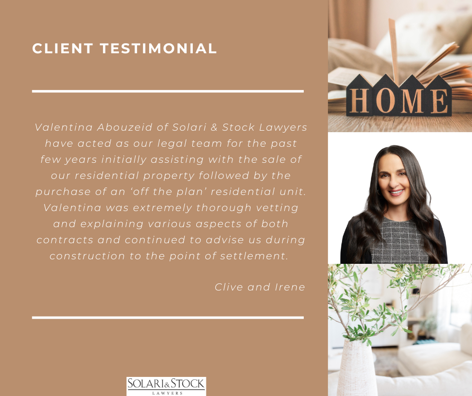 Client testimonial Valentina Abouzeid