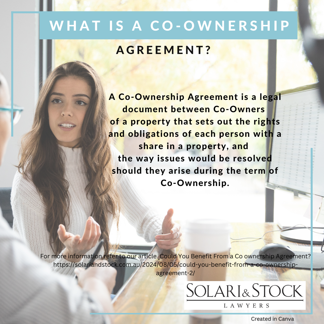 What is a Co-Ownership Agreement?