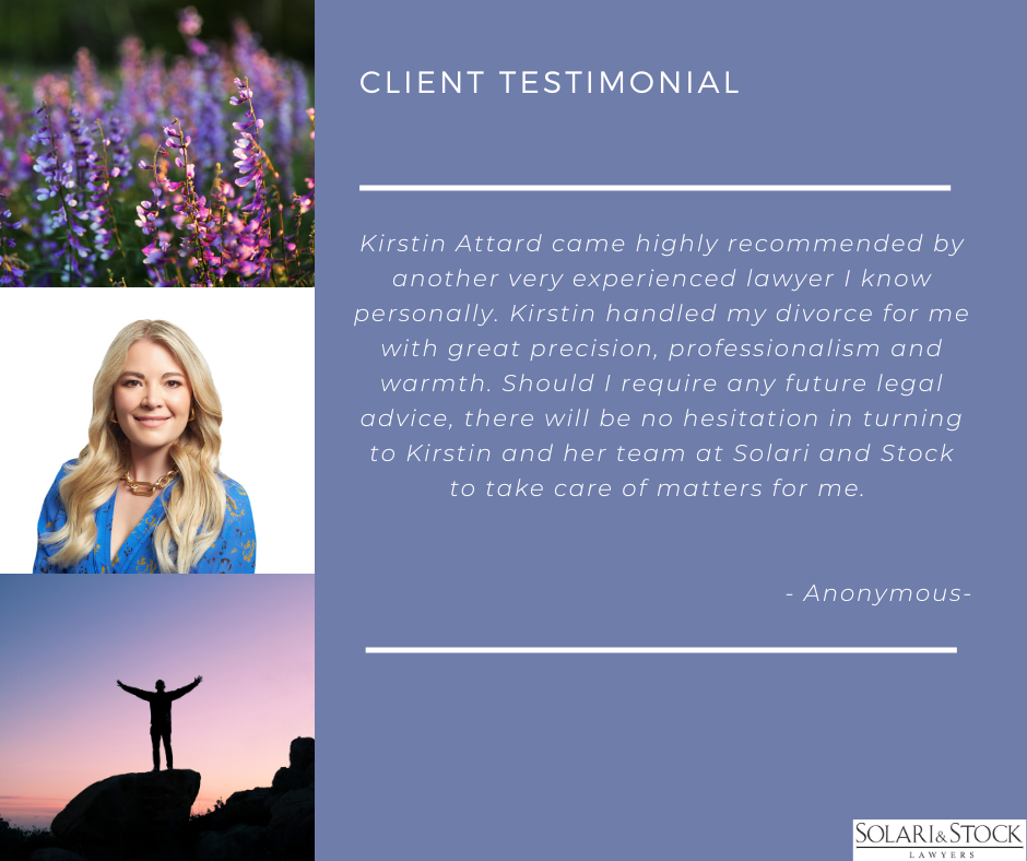 Client testimonial for Kirstin Attard