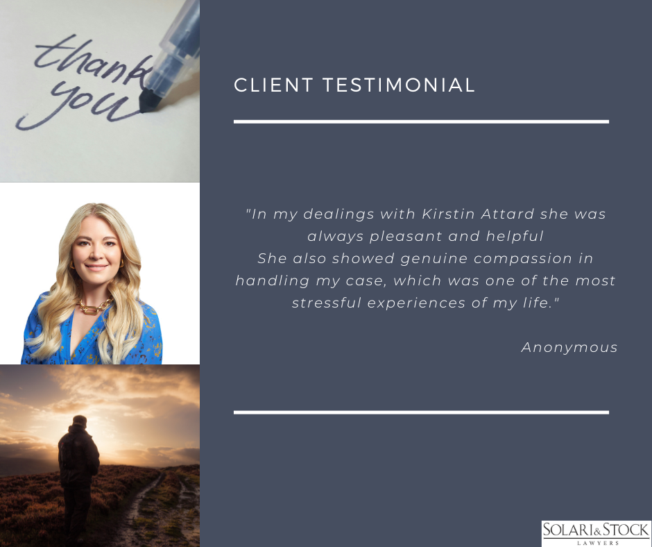 Client testimonial for Kirstin Attard