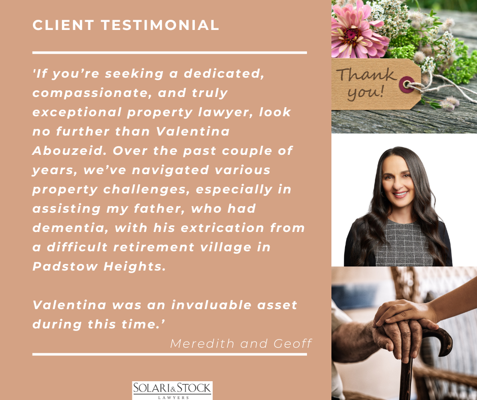 Testimonial for Valentina Abouzeid