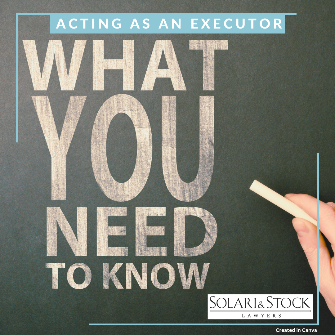 Acting as an executor what you need to know