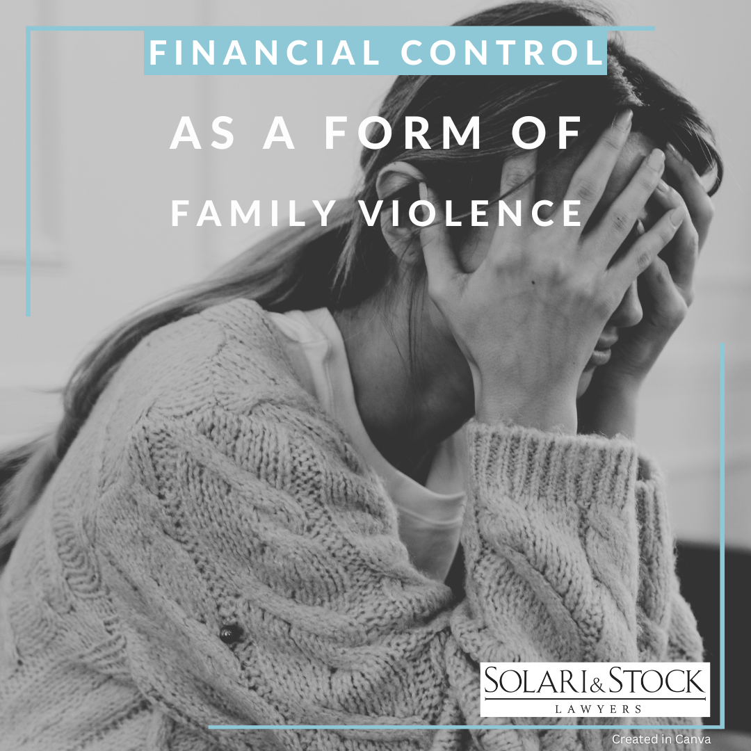 financial control as a form of family violence