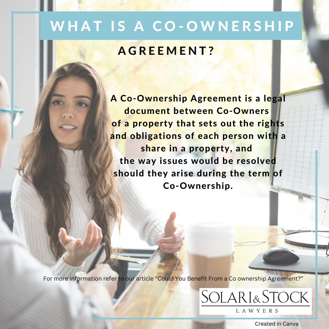 What is a Co-Ownership Agreement