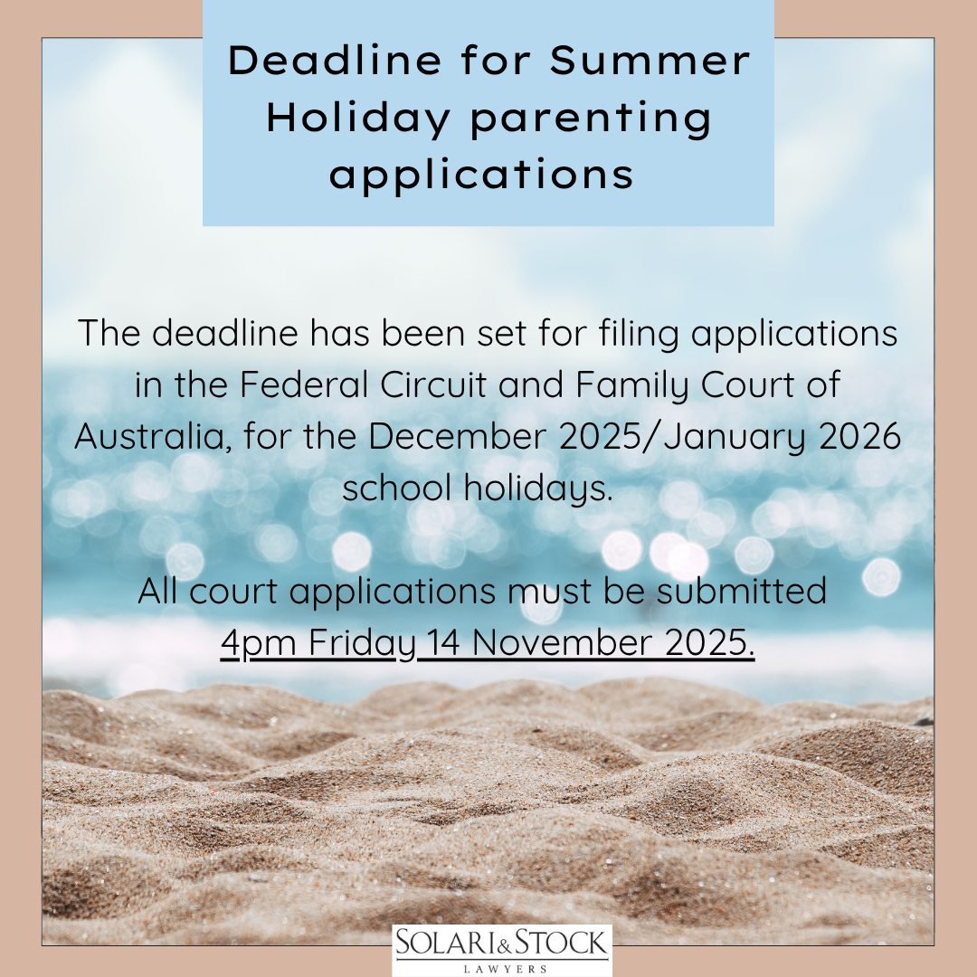 Deadline for Summer Parenting Applications