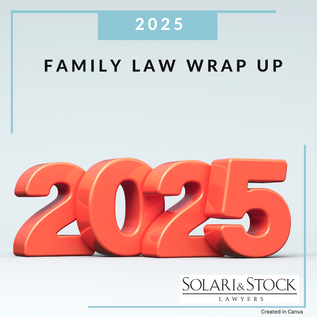Family Law wrap up 2025