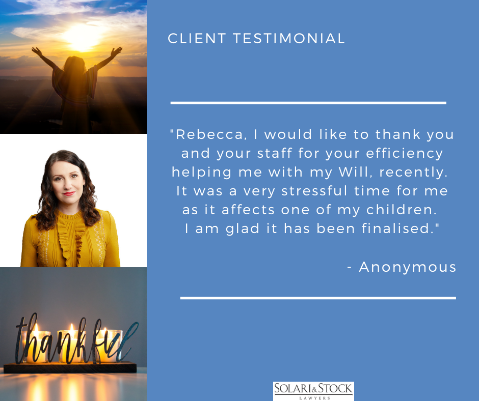 Client Testimonial Rebecca Exley