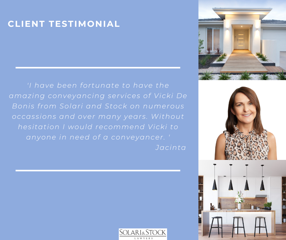 Client testimonial Vicki De Bonis