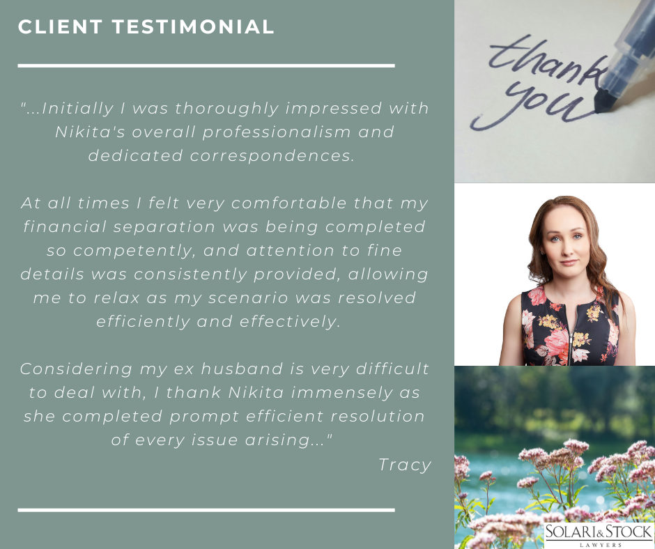 Client Testimonial for Nikita Ward