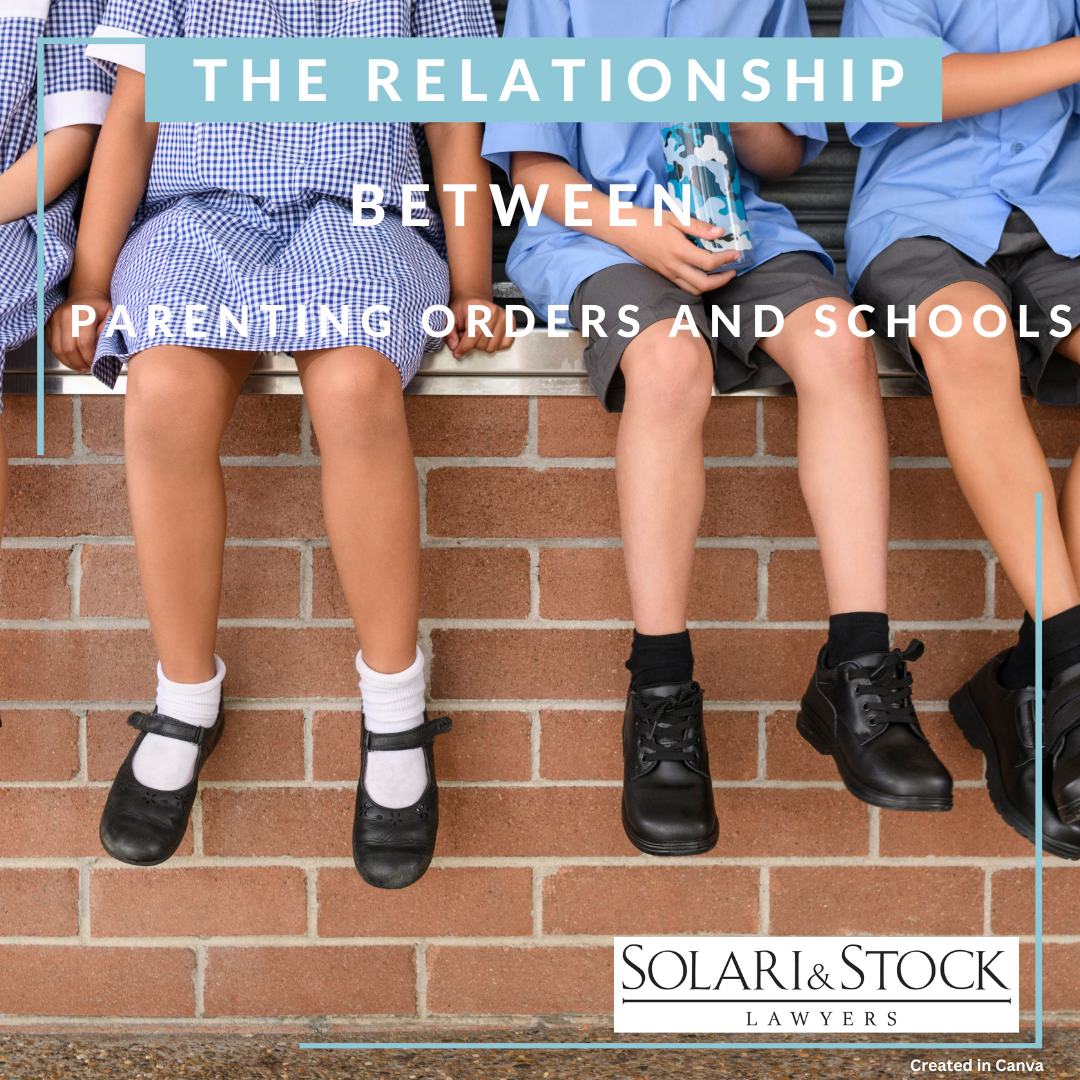 The relationship between Parenting Orders and schools