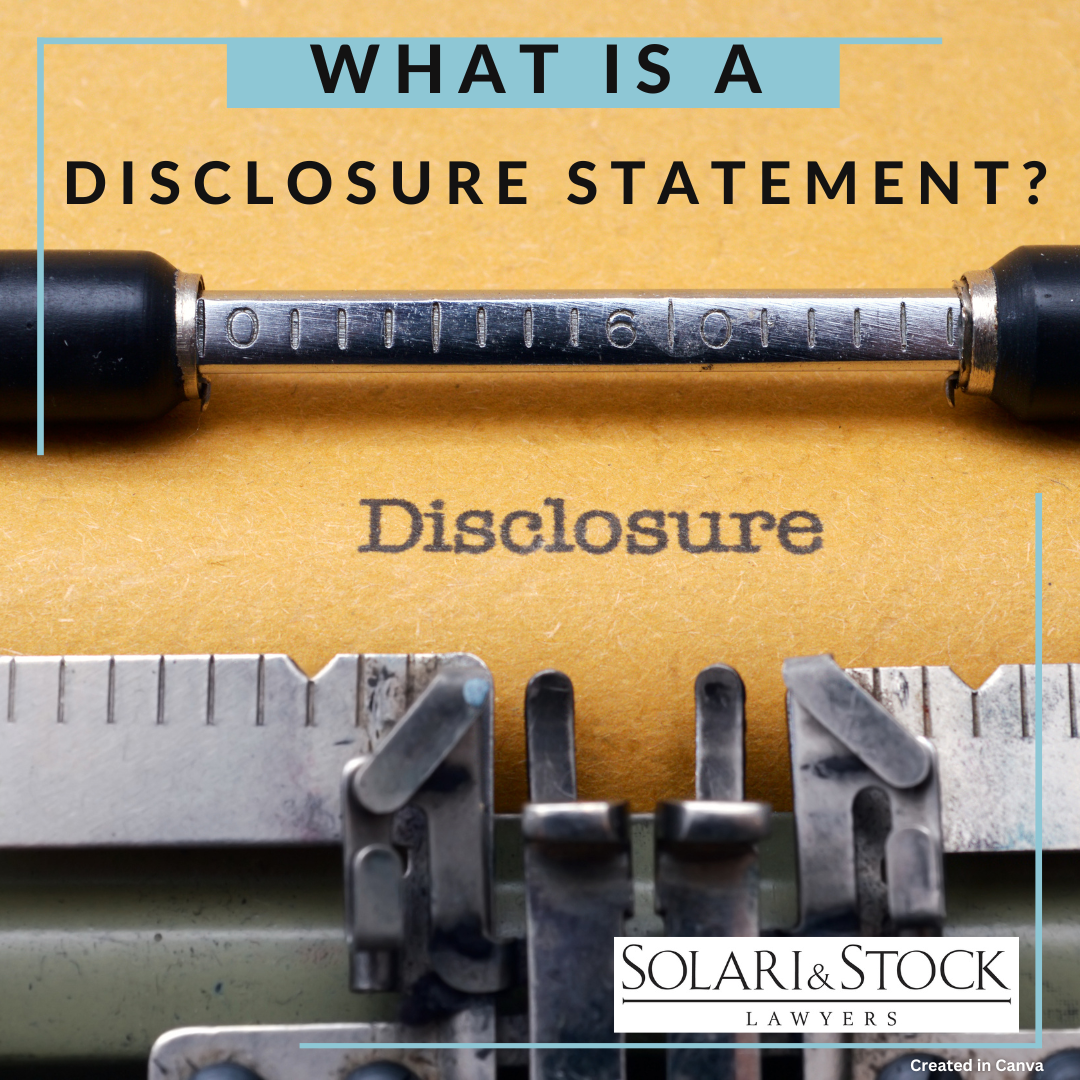 What is a disclosure statement and why does it matter?