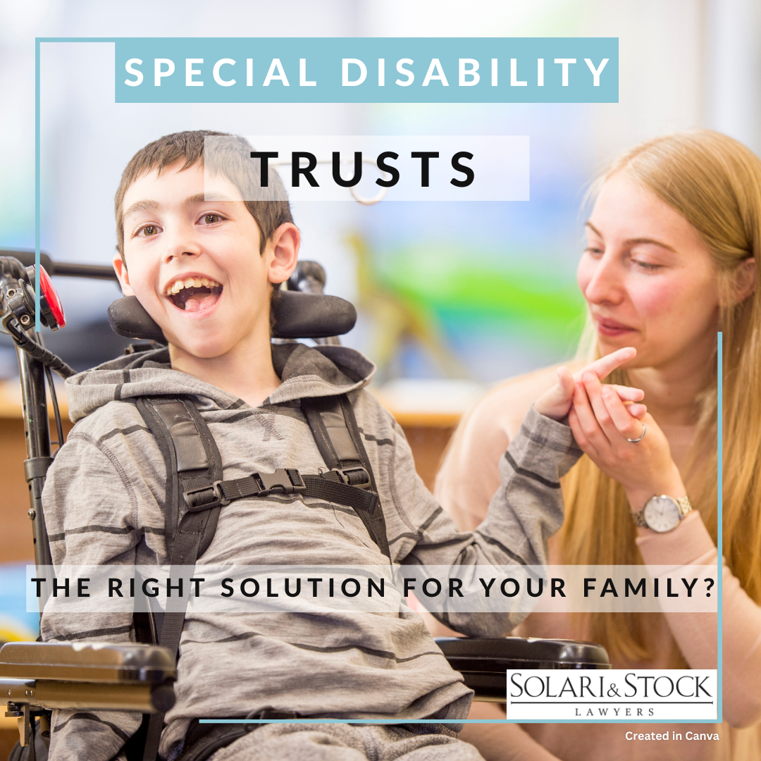 Special Disability Trusts